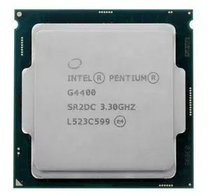 Процесор Intel Pentium G4400, s1151, 2 ядра, 3.30GHz, iGPU, HD Graphics 510, 1000 Mhz, L1 Процесор Intel Pentium G4400, s1151, 2 ядра, 3.30GHz, iGPU, HD Graphics 510, 1000 Mhz, L1