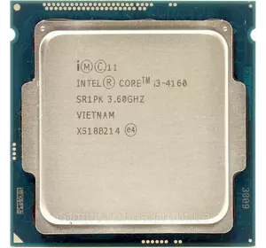 Процесор Intel Core i3-4160 3.6GHz / 3MB / 5GTs / LGA1150 / Tray Процесор Intel Core i3-4160 3.6GHz / 3MB / 5GTs / LGA1150 / Tray